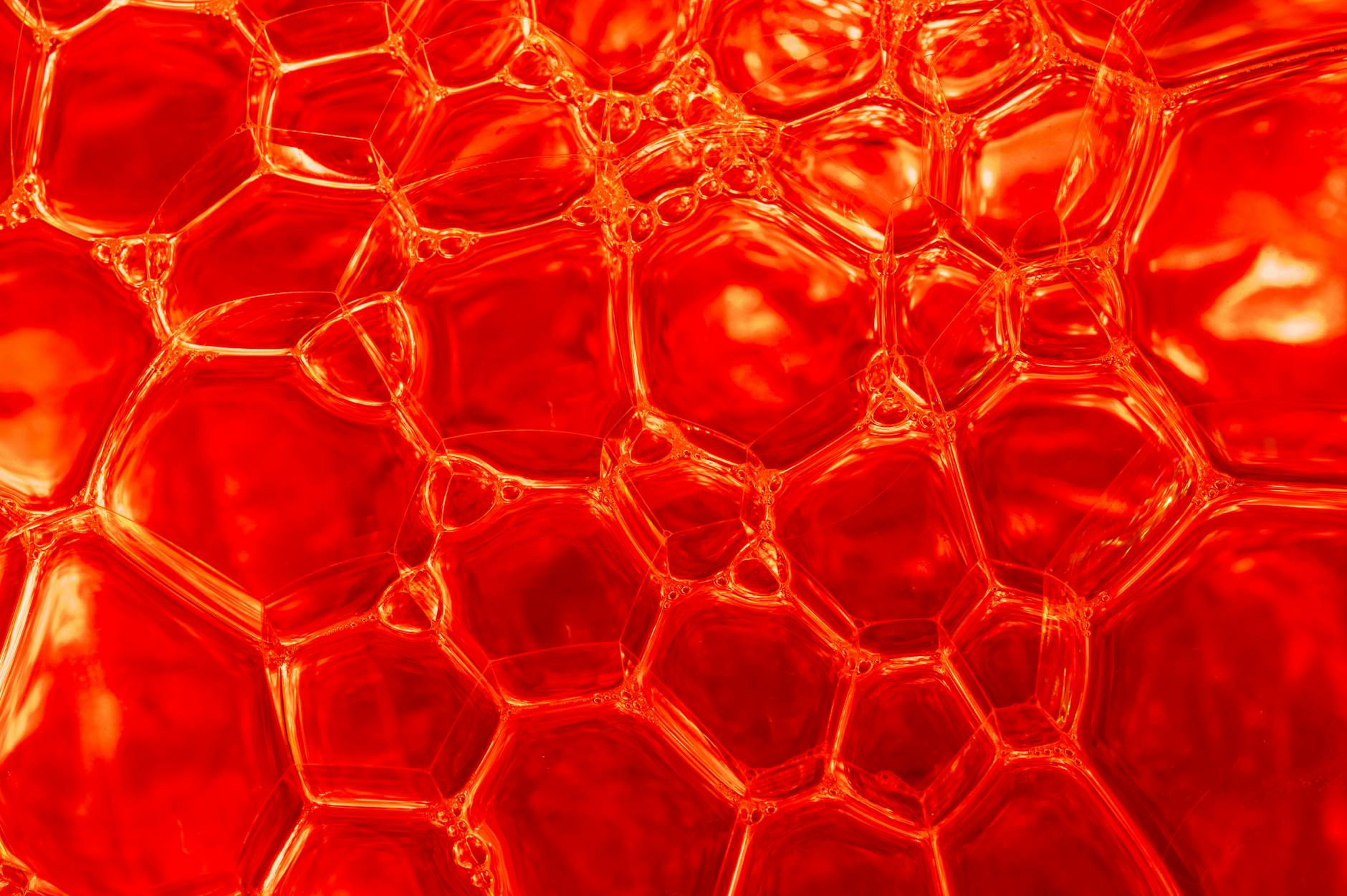 Estructura celular de espuma de poliuretano