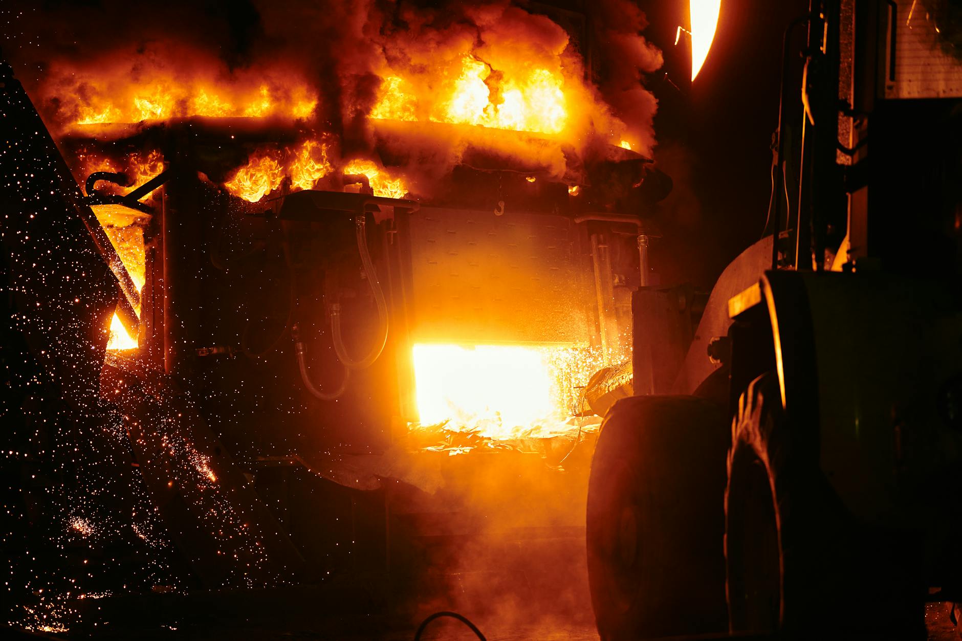 Ensayo industrial de seguridad contra fuego