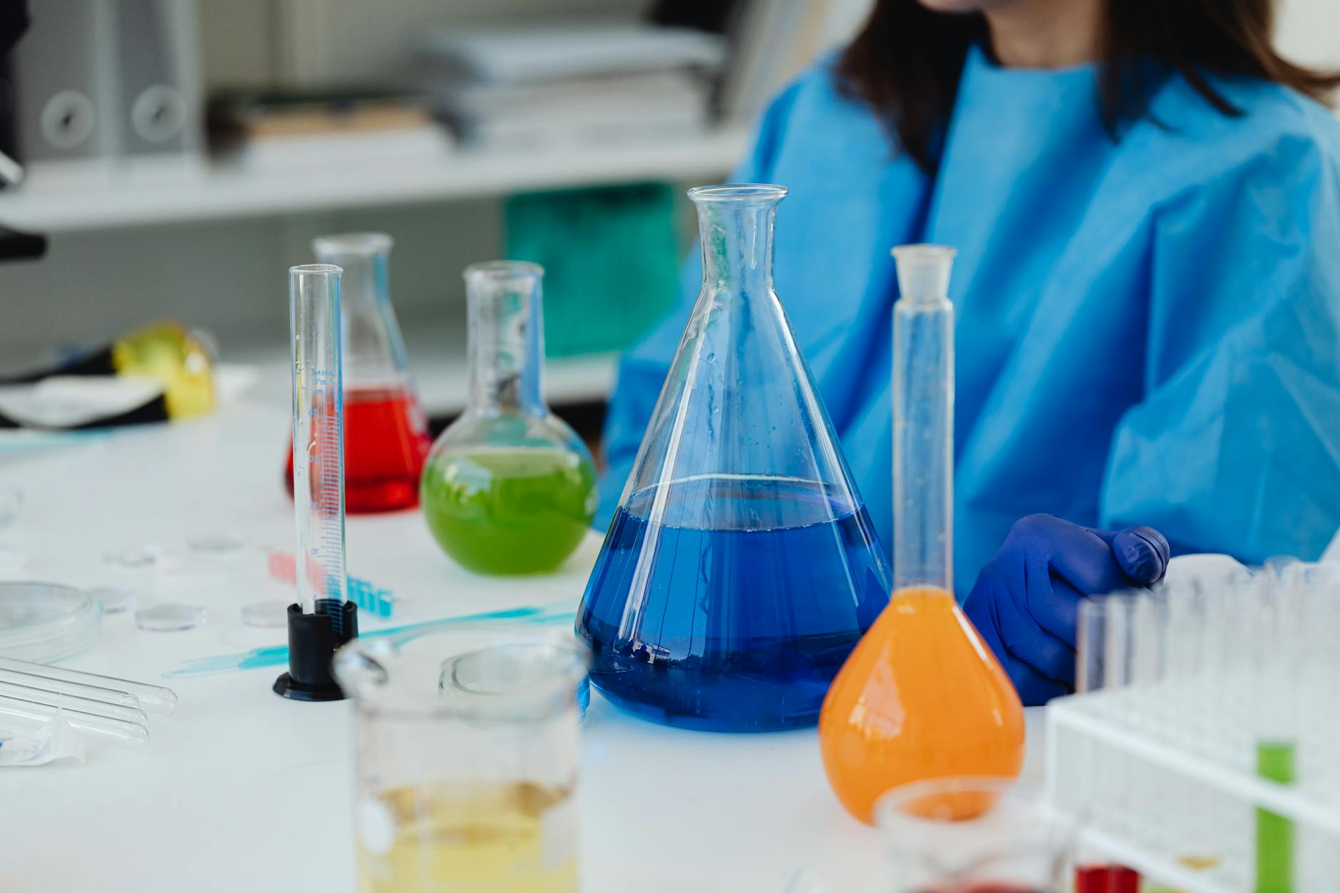 Modern chemical R&D laboratory